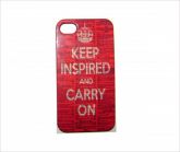 Case Iphone 4/4s KEEP INSPIRED AND CARRY ON