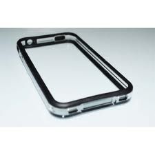 Bumper Iphone 5 Preta com Trasparente