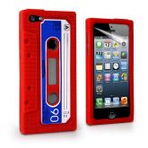 Case Iphone 5 Cassete Vermelha